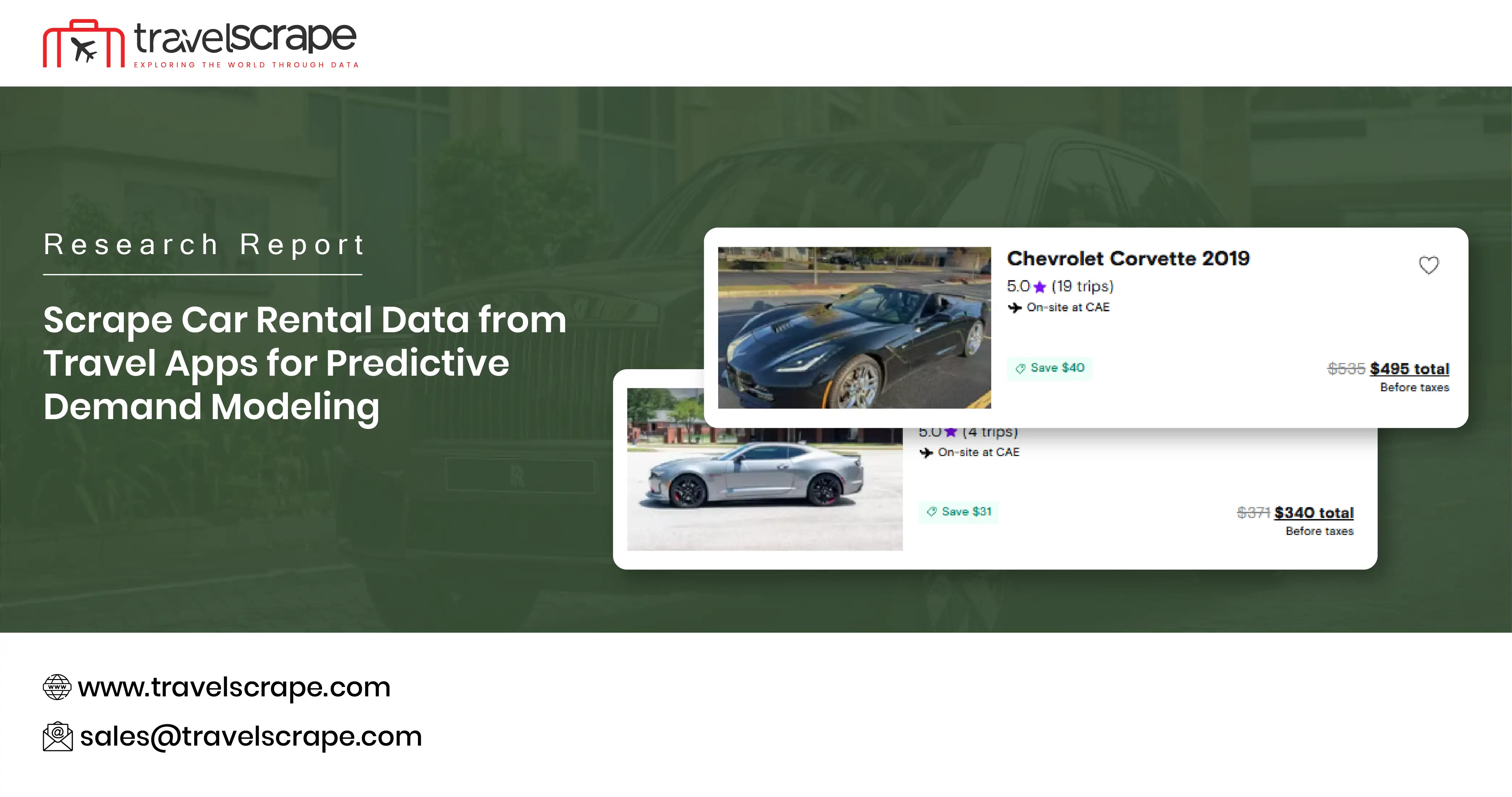 Scrape Car Rental Data from Travel Apps for Predictive Demand Modeling